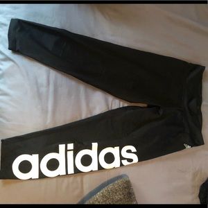 Black Adidas Cropped Leggings